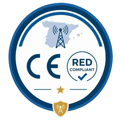 CE Marking and RED Compliance-Radio equipment placed on the Spanish market must meet applicable EU Radio Equipment
Directive requirements and bear CE marking.