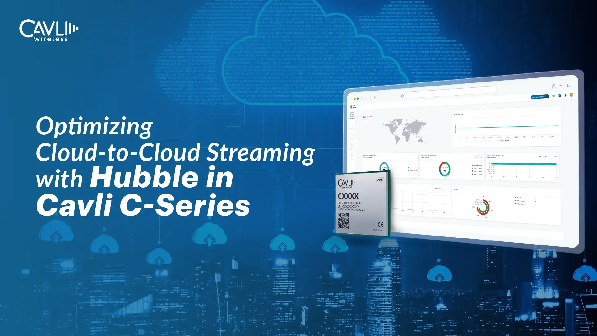 Streamline IoT Cloud Streaming with Cavli Hubble & C-Series