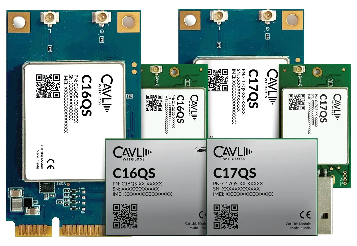 cavli wireless c16qs and c17qs iot modules