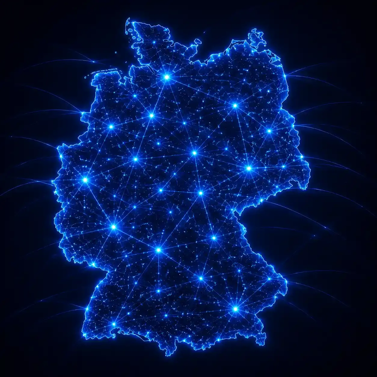 Germany Network Connectivity Map