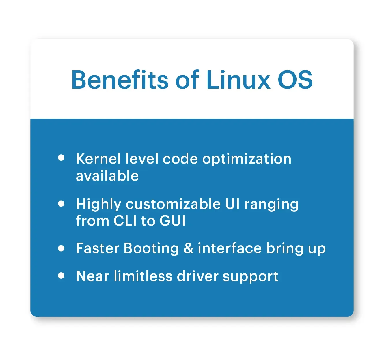 Benefits of linux os