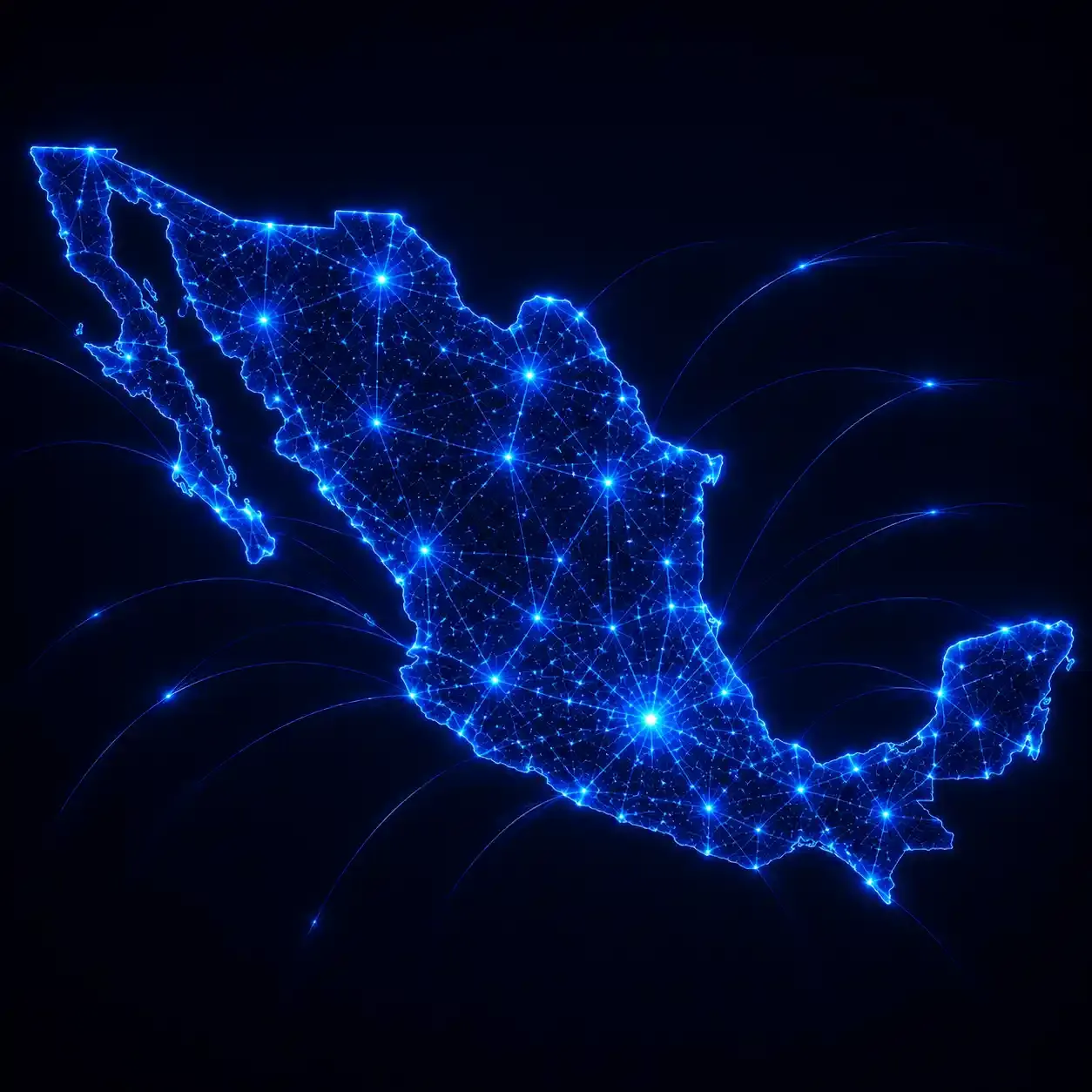 Mexico Network Connectivity Map